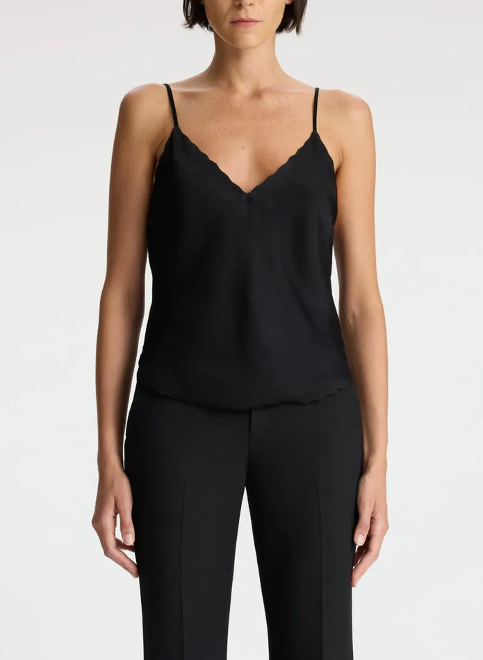 ALC Suits Malia Scalloped Camisole Top Black 8211 Women