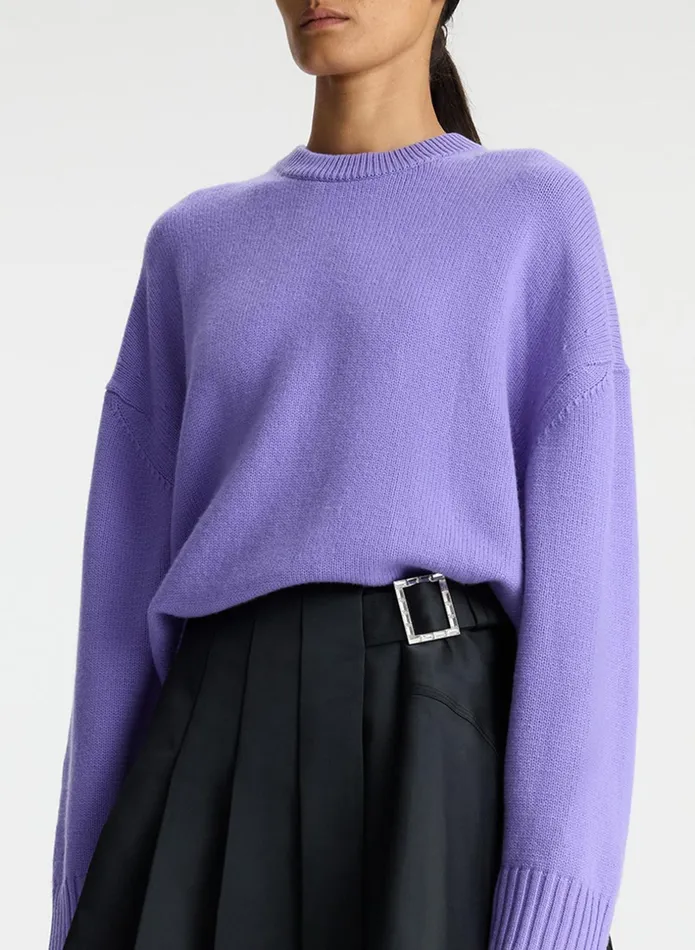 ALC Sweaters Ayden Wool Cashmere Sweater Bright Lilac 8211 Women