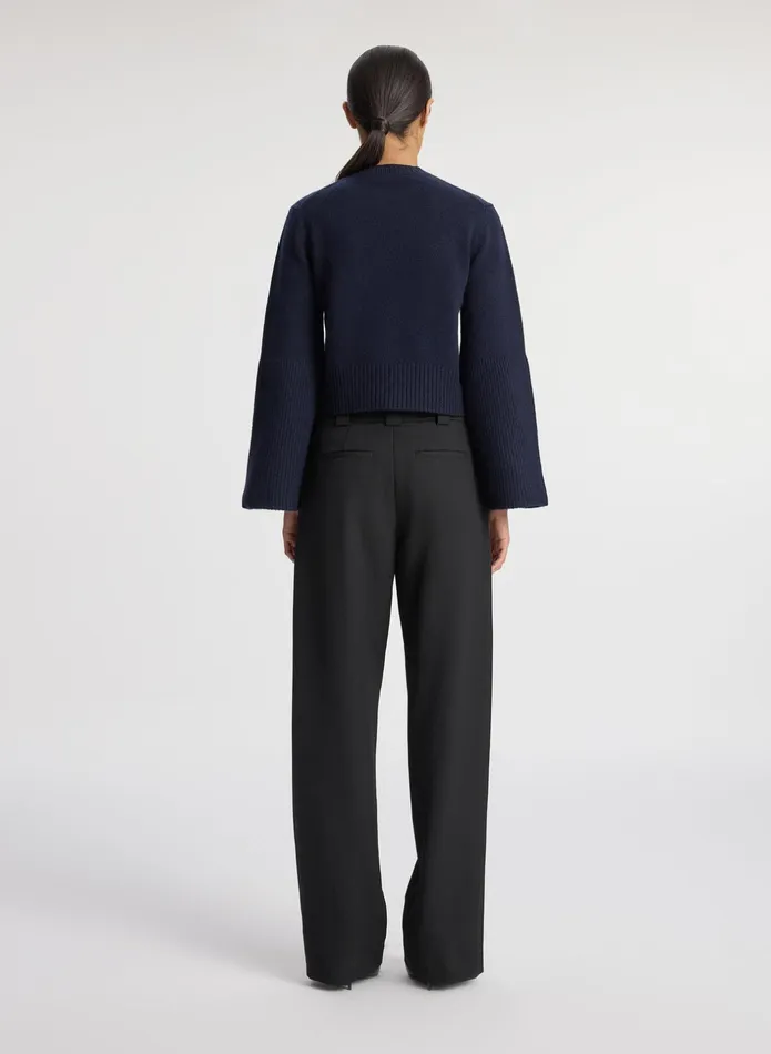 ALC Sweaters Clover Wool Sweater Navy 8211 Women
