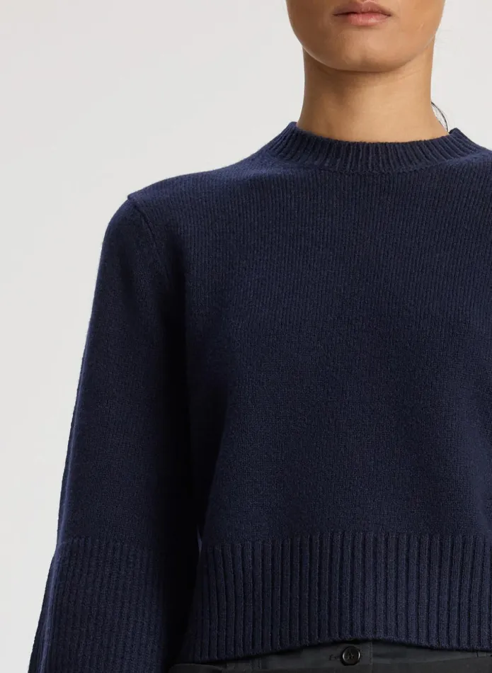 ALC Sweaters Clover Wool Sweater Navy 8211 Women
