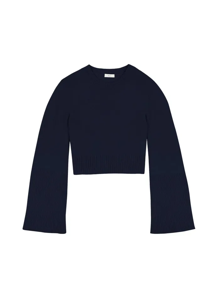 ALC Sweaters Clover Wool Sweater Navy 8211 Women