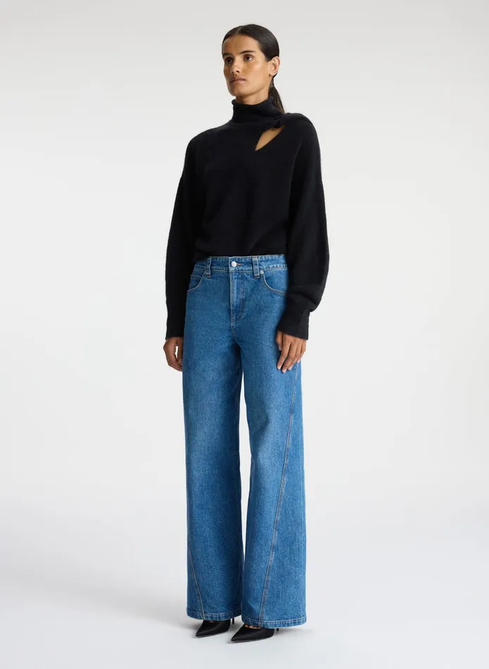 ALC Sweaters Jensen Wool Sweater Black 8211 Women
