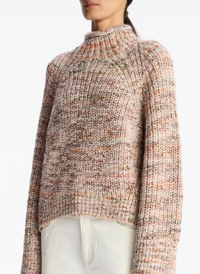 ALC Sweaters Liv Marled Wool Sweater Sirocco Rose Marl 8211 Women