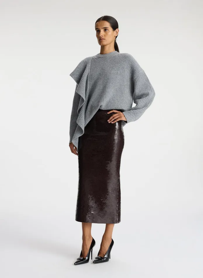ALC Sweaters Mabel Wool Cashmere Sweater Grey 8211 Women