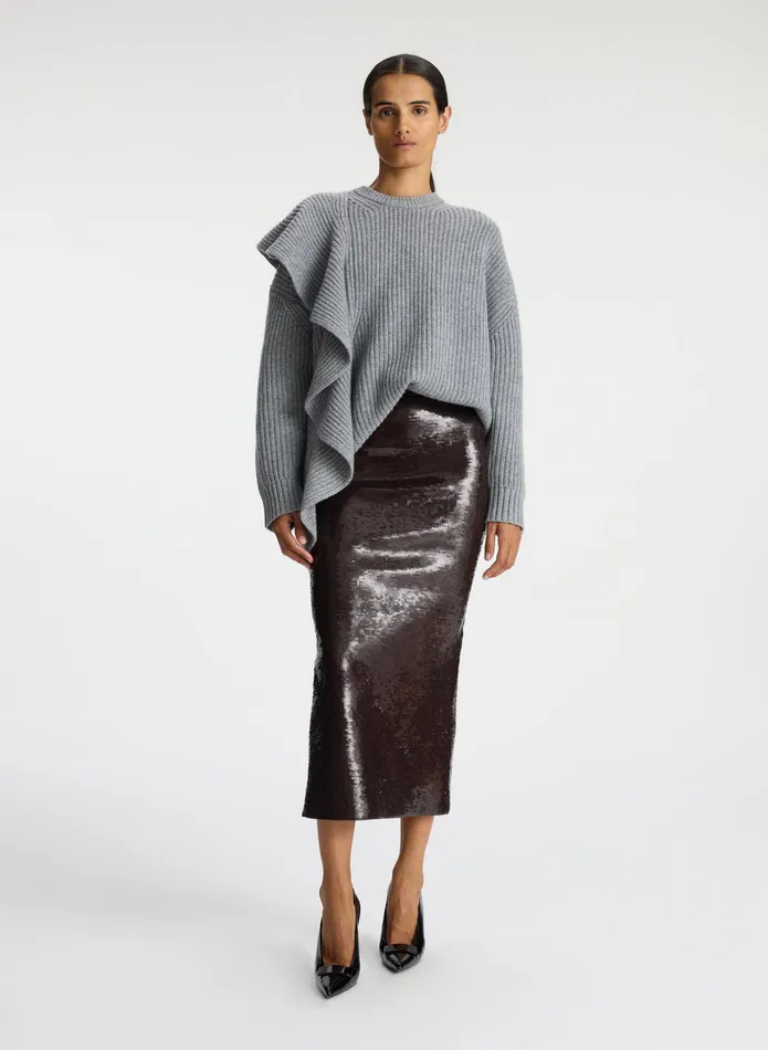 ALC Sweaters Mabel Wool Cashmere Sweater Grey 8211 Women
