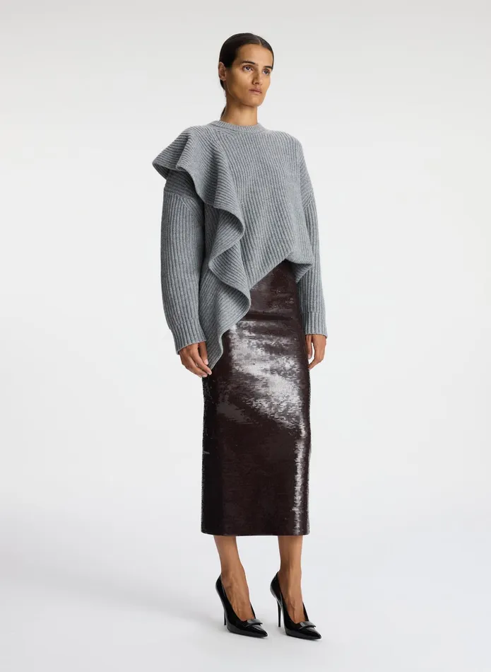ALC Sweaters Mabel Wool Cashmere Sweater Grey 8211 Women