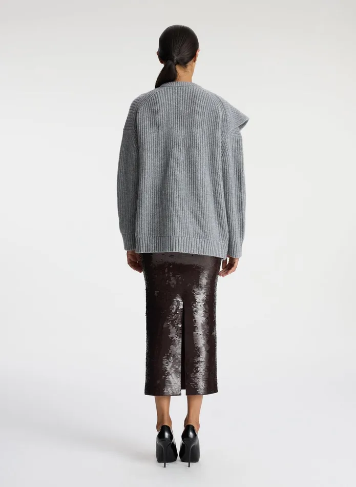 ALC Sweaters Mabel Wool Cashmere Sweater Grey 8211 Women