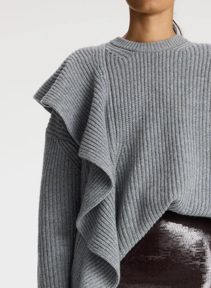 ALC Sweaters Mabel Wool Cashmere Sweater Grey 8211 Women