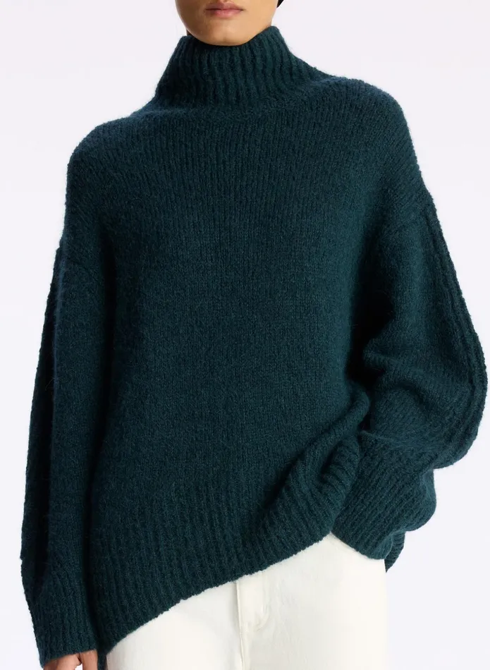 ALC Sweaters Nelson Wool Sweater Dark Teal 8211 Women