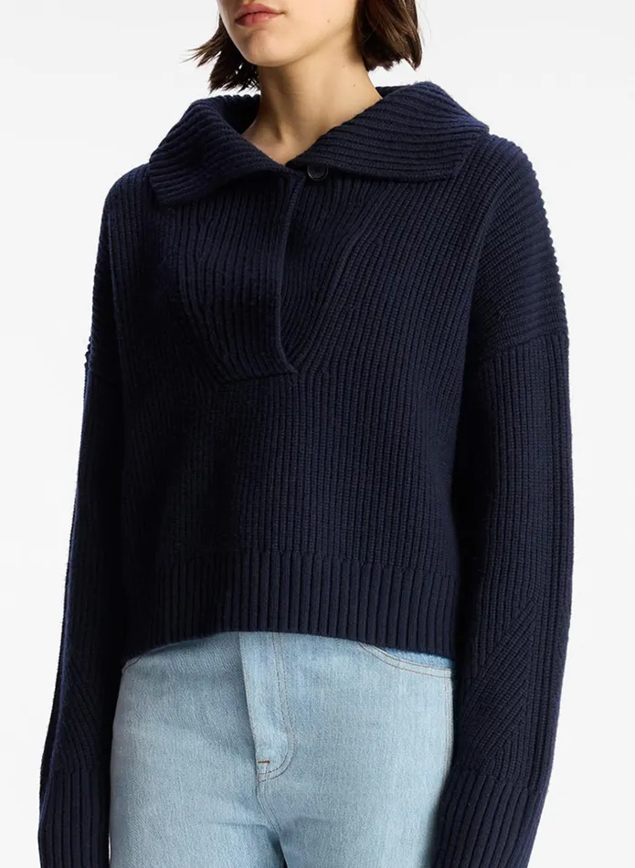 ALC Sweaters Shea Wool Sweater True Navy 8211 Women