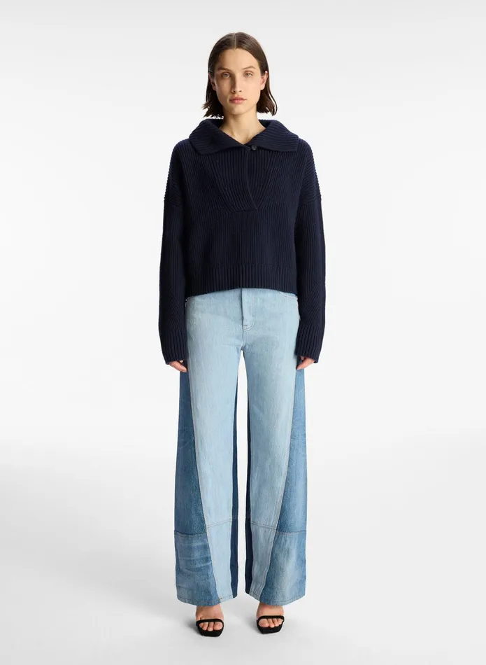 ALC Sweaters Shea Wool Sweater True Navy 8211 Women