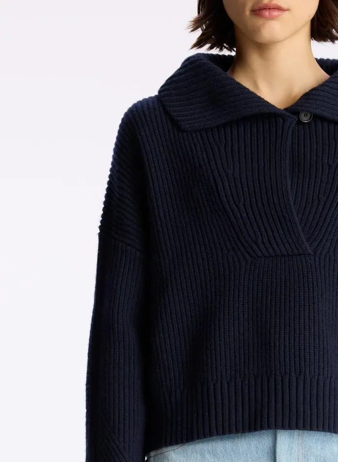 ALC Sweaters Shea Wool Sweater True Navy 8211 Women