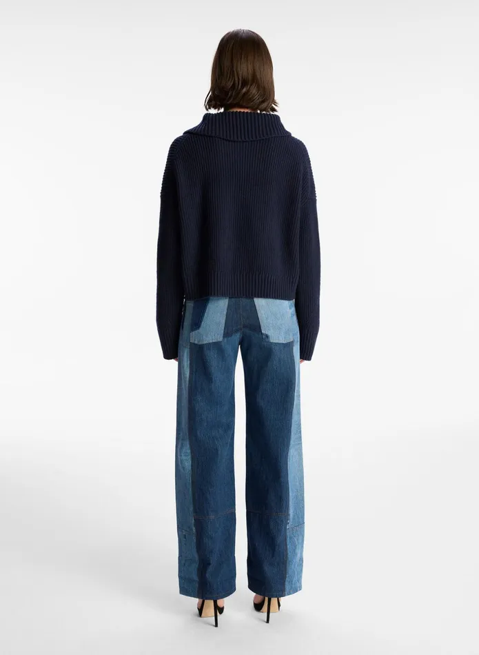 ALC Sweaters Shea Wool Sweater True Navy 8211 Women