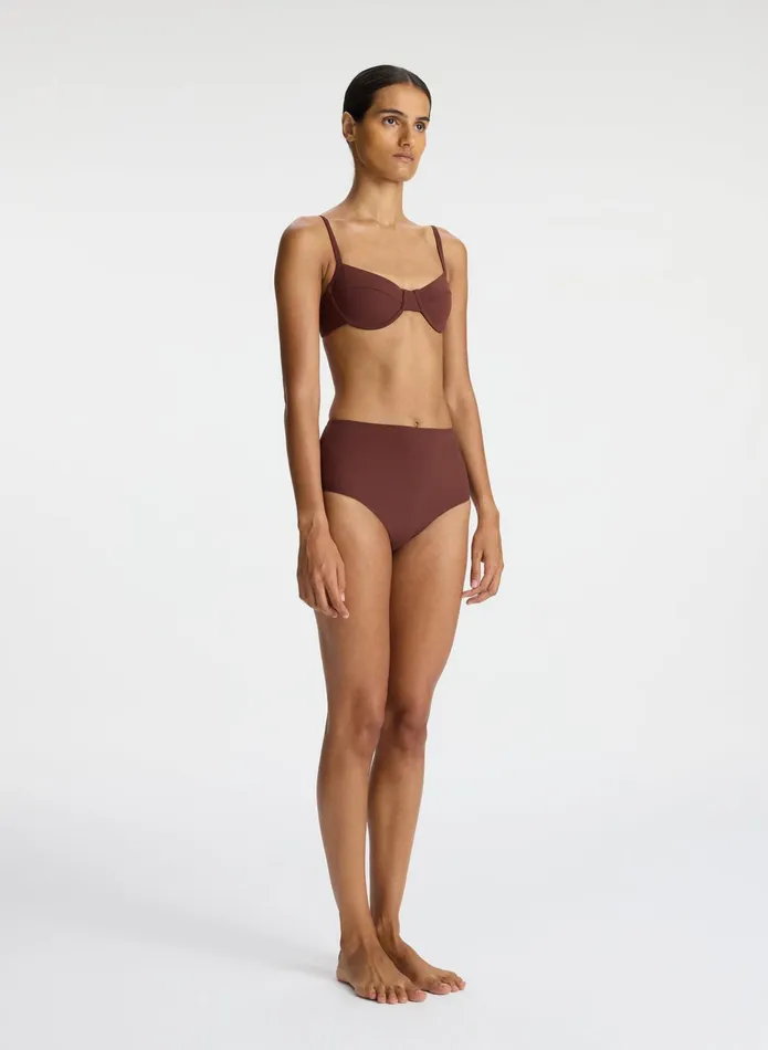 ALC Swim Dylan Bikini Top Carob 8211 Women