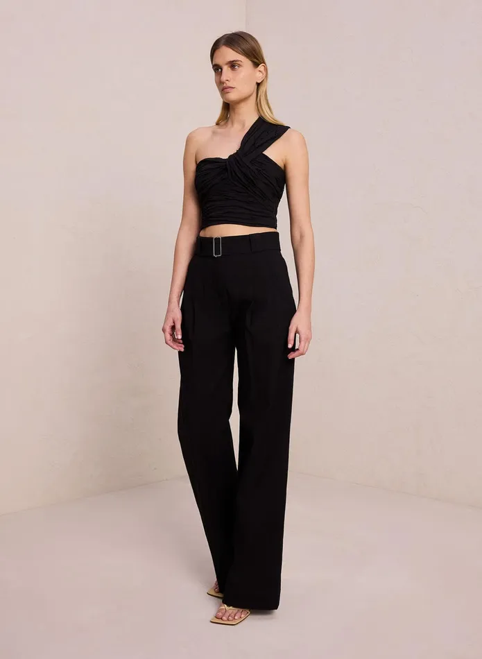 ALC Tees and Tanks Apollo Linen Top Black 8211 Women