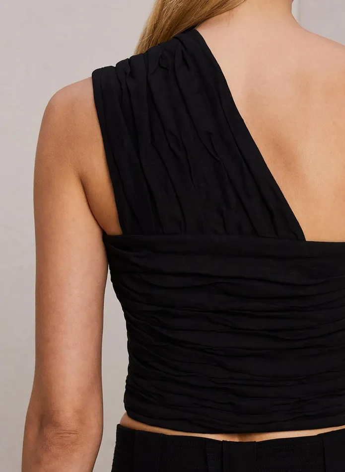ALC Tees and Tanks Apollo Linen Top Black 8211 Women