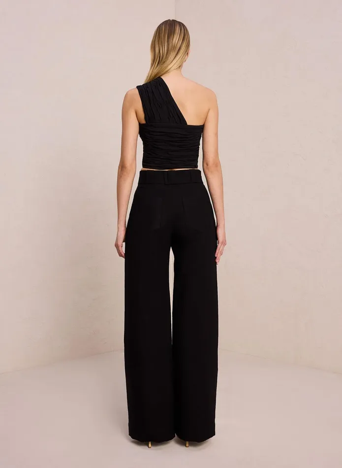 ALC Tees and Tanks Apollo Linen Top Black 8211 Women