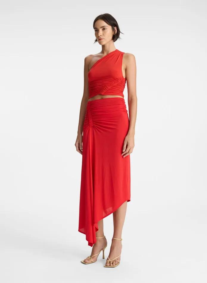 ALC Tees and Tanks Kayden Jersey Top Ruby 8211 Women
