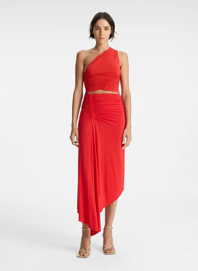 ALC Tees and Tanks Kayden Jersey Top Ruby 8211 Women