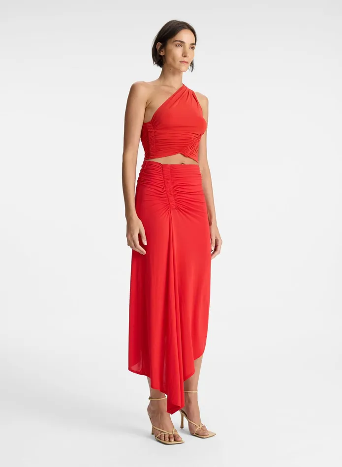 ALC Tees and Tanks Kayden Jersey Top Ruby 8211 Women