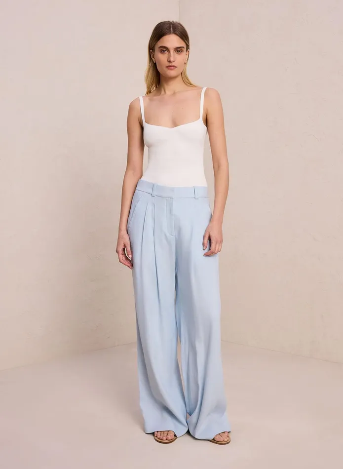 ALC Tees and Tanks Milo Rib Knit Top Off White 8211 Women
