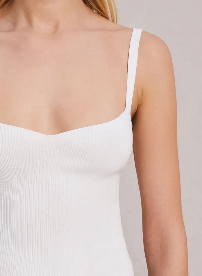 ALC Tees and Tanks Milo Rib Knit Top Off White 8211 Women