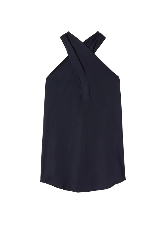 ALC Tees and Tanks Miranda Satin Top Dark Sapphire 8211 Women