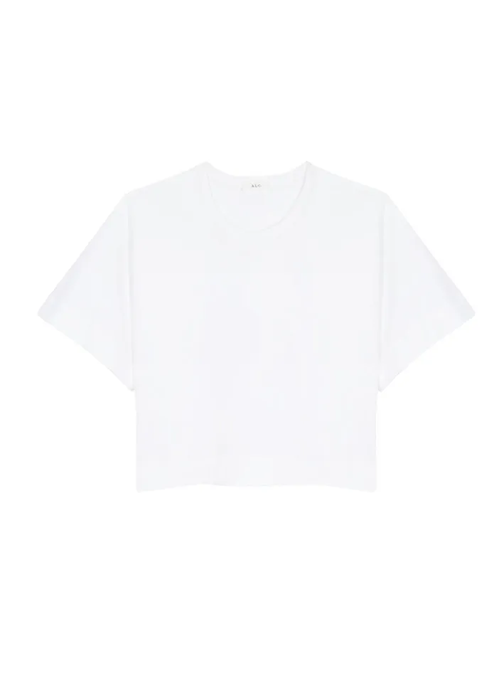 ALC Tees and Tanks Oliver Cotton Jersey Tee White 8211 Women