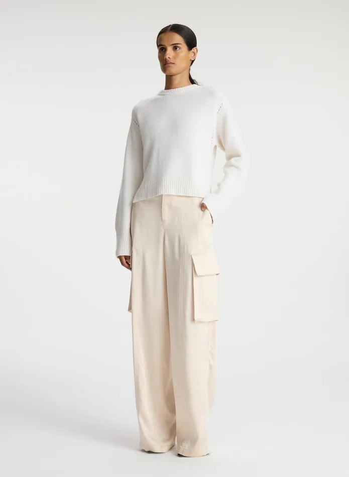 ALC Tops Asher Cashmere Sweater Natural 8211 Women