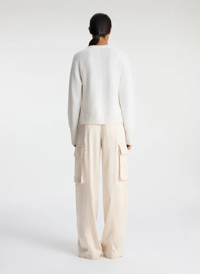 ALC Tops Asher Cashmere Sweater Natural 8211 Women