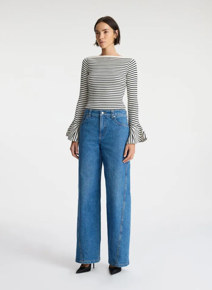 ALC Tops Aster Knit Top Anticodark Sapphire 8211 Women