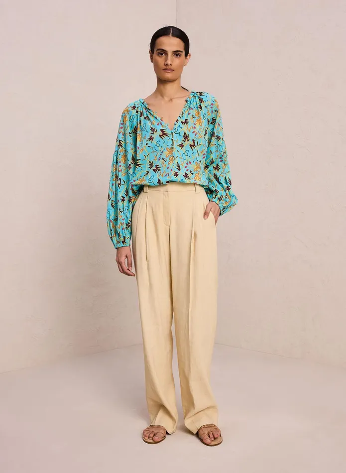 ALC Tops Capri Cotton Voile Top Grotto Multi 8211 Women