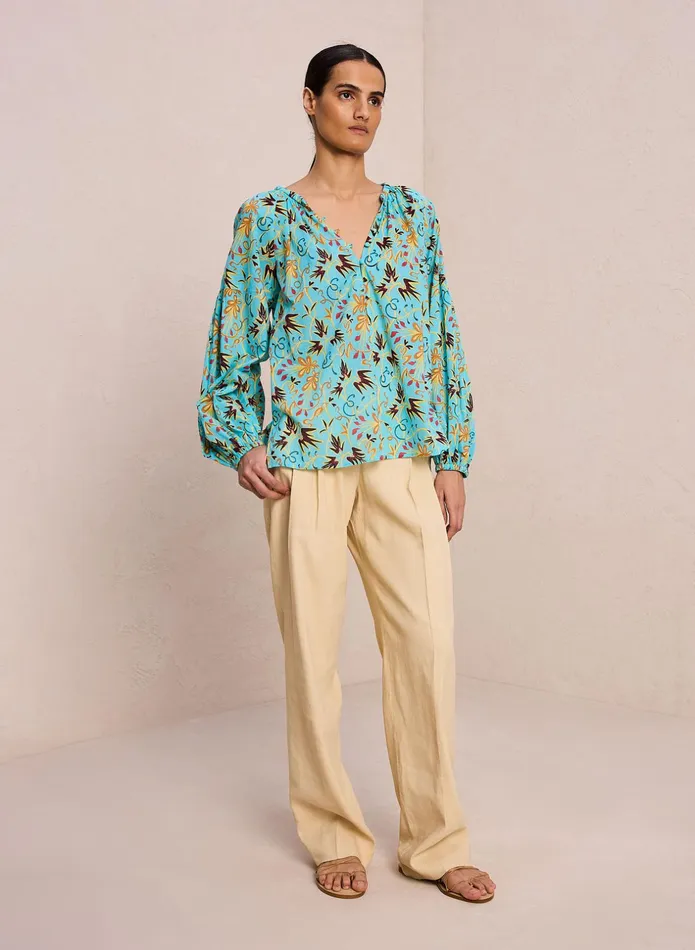ALC Tops Capri Cotton Voile Top Grotto Multi 8211 Women
