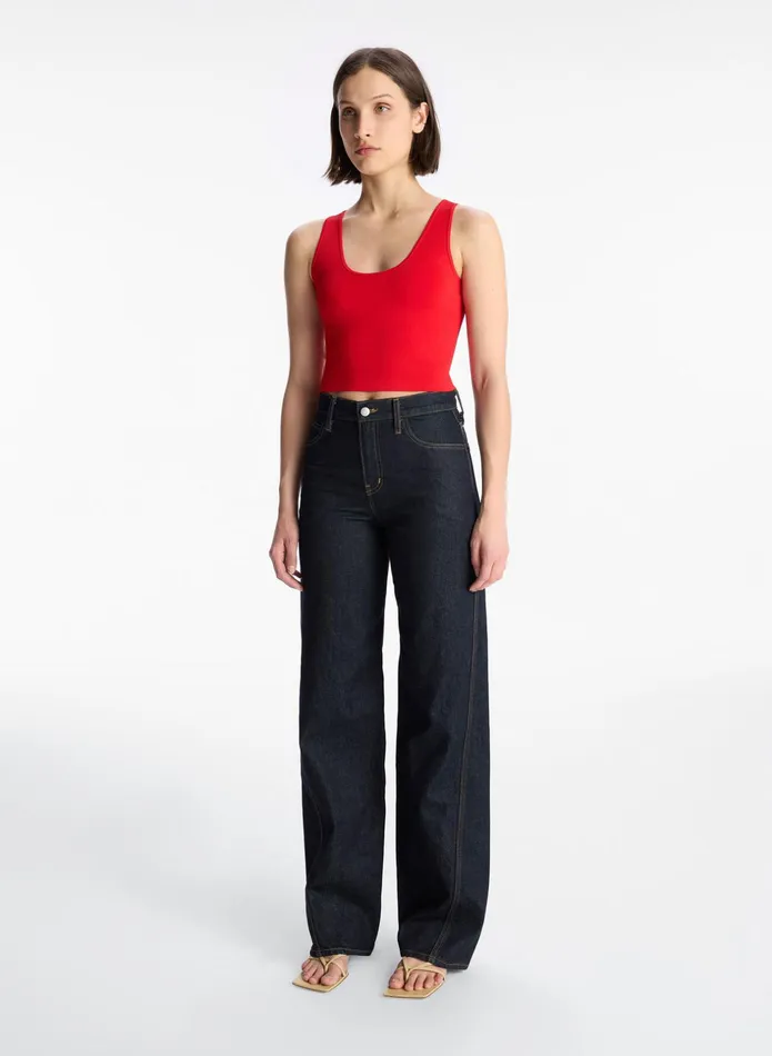 ALC Tops Cleo Knit Top Vibrant Red 8211 Women
