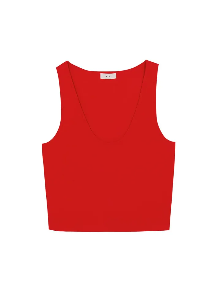 ALC Tops Cleo Knit Top Vibrant Red 8211 Women