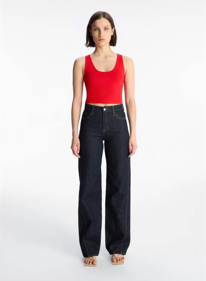 ALC Tops Cleo Knit Top Vibrant Red 8211 Women