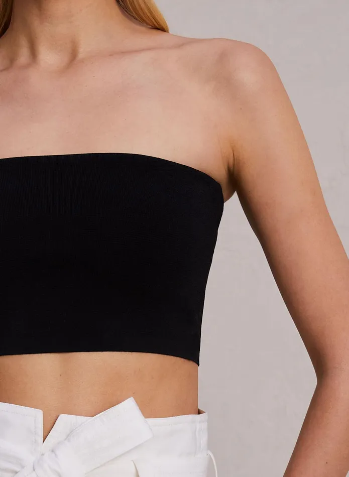 ALC Tops Dean Strapless Knit Bra Black 8211 Women