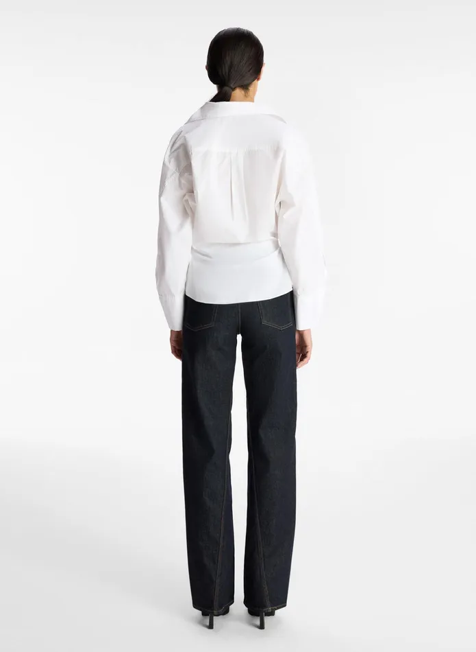 ALC Tops Madison Cotton Wrap Top White 8211 Women