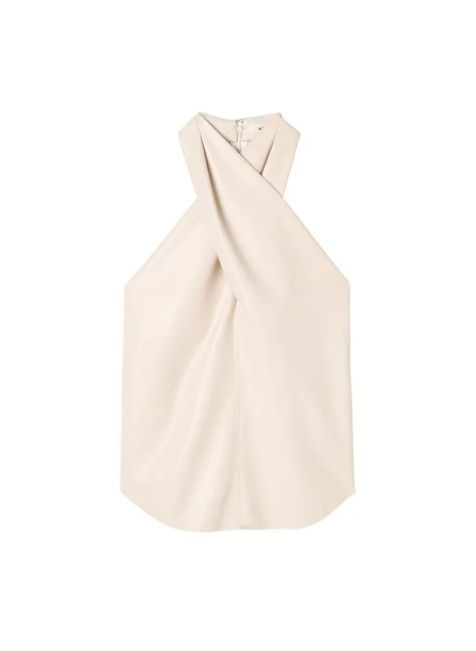 ALC Tops Quinn Vegan Leather Halter Top Mirage 8211 Women
