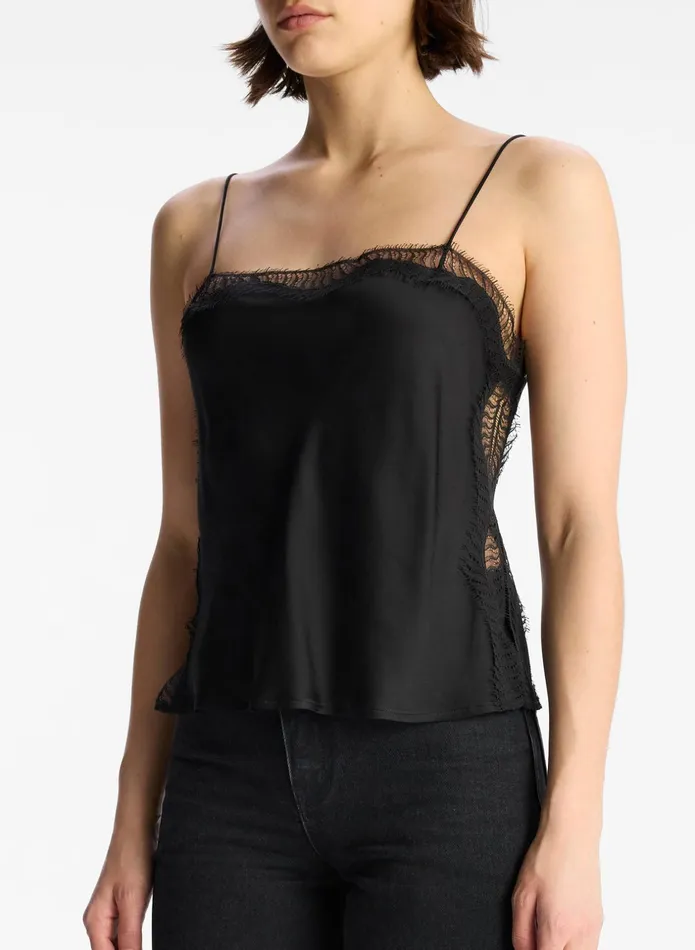 ALC Tops Sandy Lace Camisole Top Blackblack 8211 Women