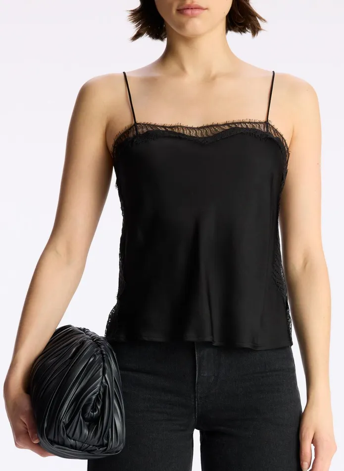 ALC Tops Sandy Lace Camisole Top Blackblack 8211 Women