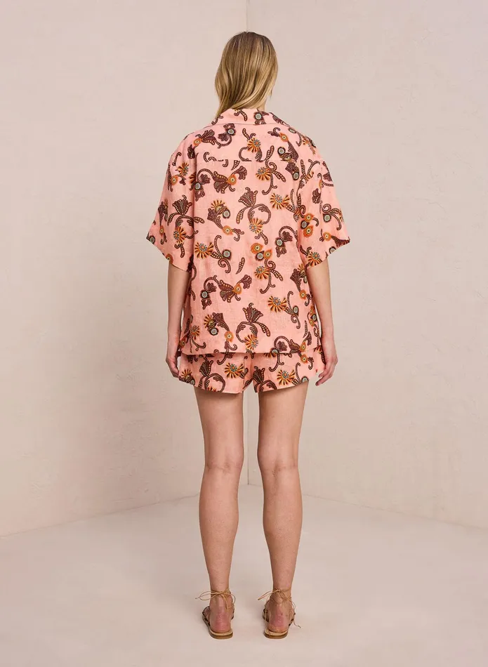 ALC Tops Sullivan Linen Top Sandstone Multi 8211 Women