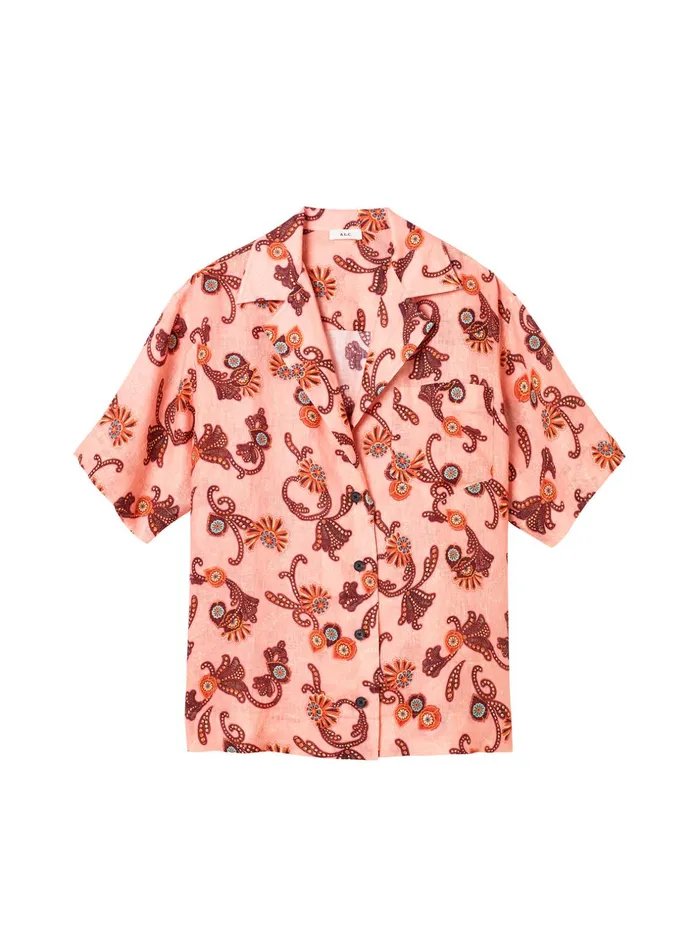 ALC Tops Sullivan Linen Top Sandstone Multi 8211 Women