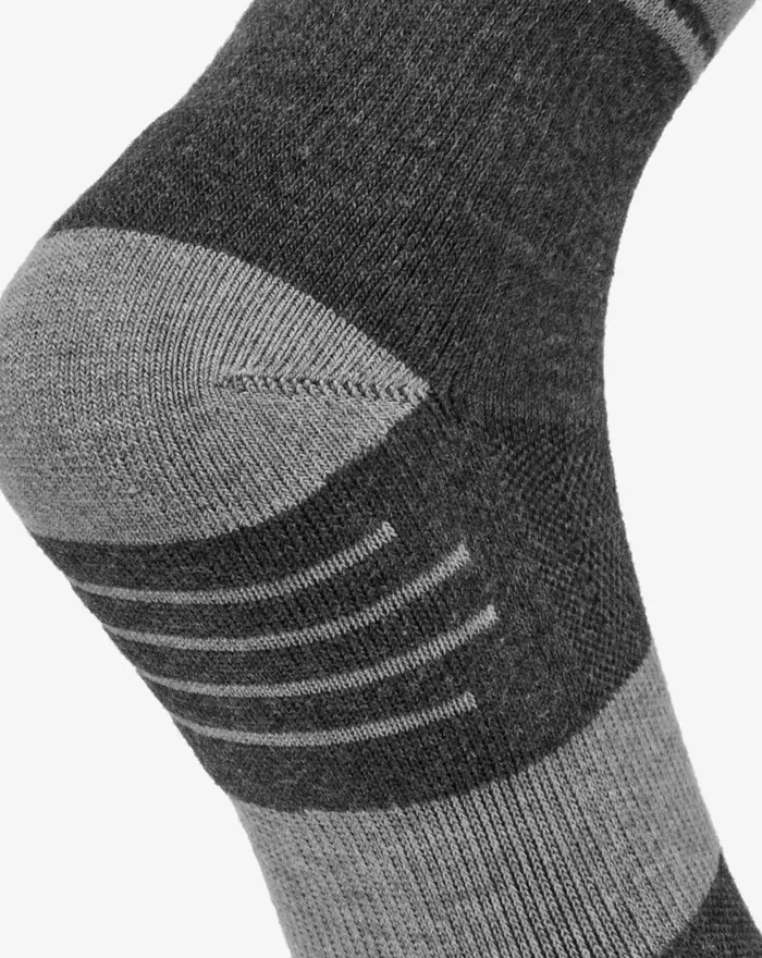 Accessories BAJA 20 CREW SOCK Heather Grey Pinstripe TravisMathew Socks