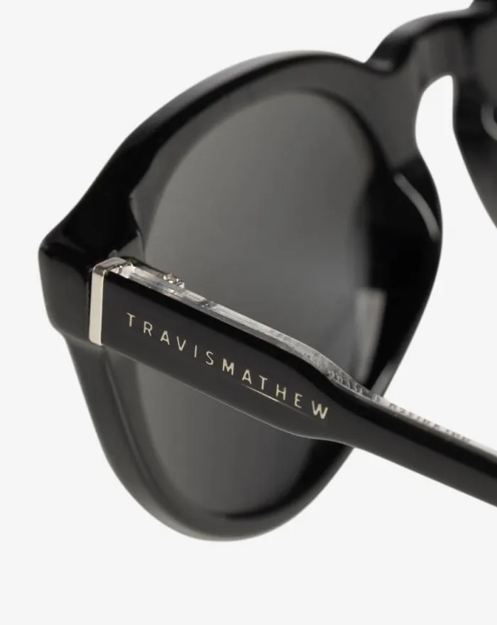 Accessories BANDON SUNGLASSES Black Crystalgrey Polar TravisMathew Sunglasses