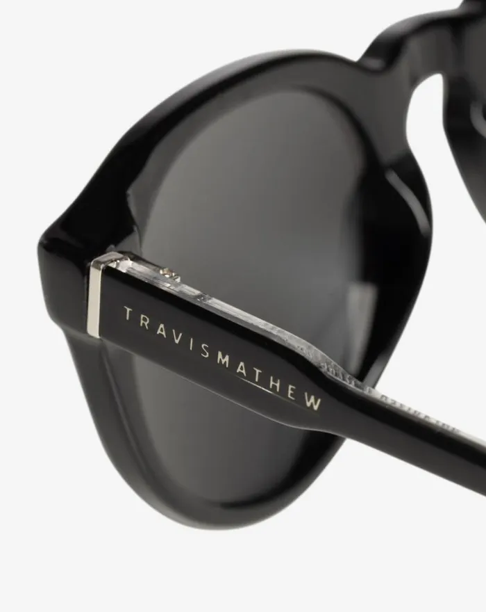 Accessories BANDON SUNGLASSES Black Crystalgrey Polar TravisMathew Sunglasses