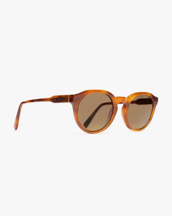 Accessories BANDON SUNGLASSES Light Tort Bronze Polar TravisMathew Sunglasses
