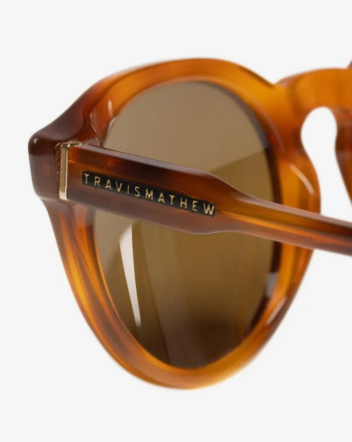 Accessories BANDON SUNGLASSES Light Tort Bronze Polar TravisMathew Sunglasses