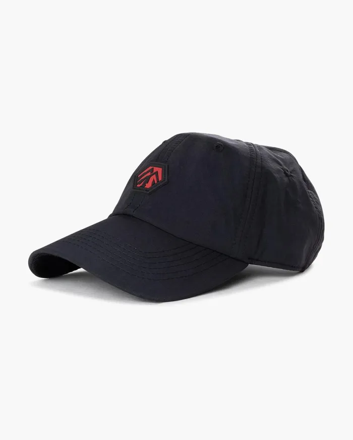 Accessories Cruyff Caps Montserrat Hex Peak Tech Cap Black