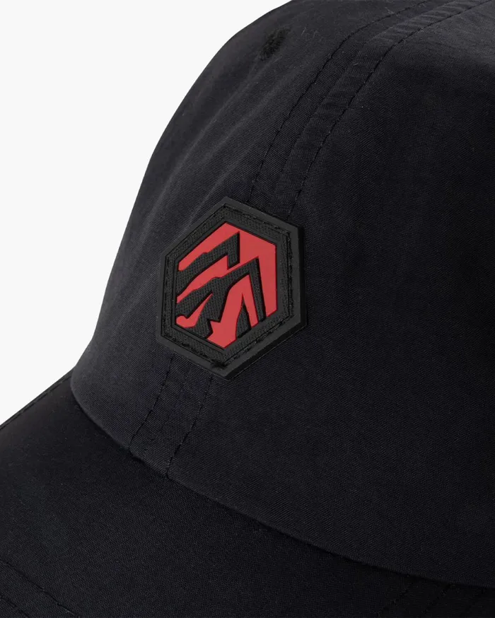 Accessories Cruyff Caps Montserrat Hex Peak Tech Cap Black Accessories Cruyff Caps Montserrat Hex Peak Tech Cap Black